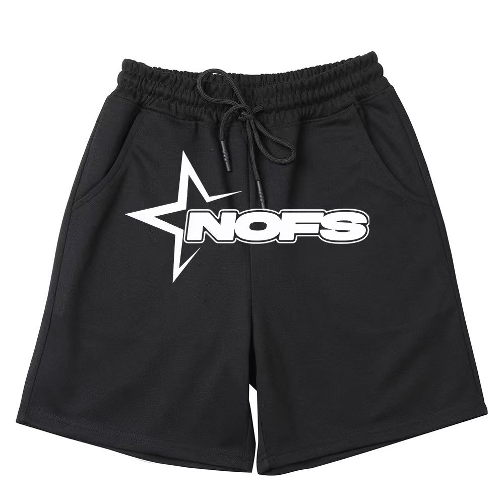 Kvinnors bekväma sweatshorts med elastisk midja och sidofickor Skjora