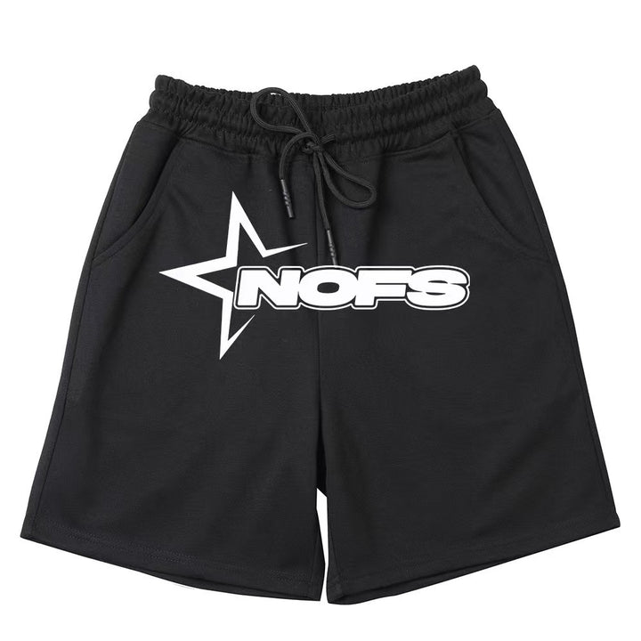 Kvinnors bekväma sweatshorts med elastisk midja och sidofickor Skjora