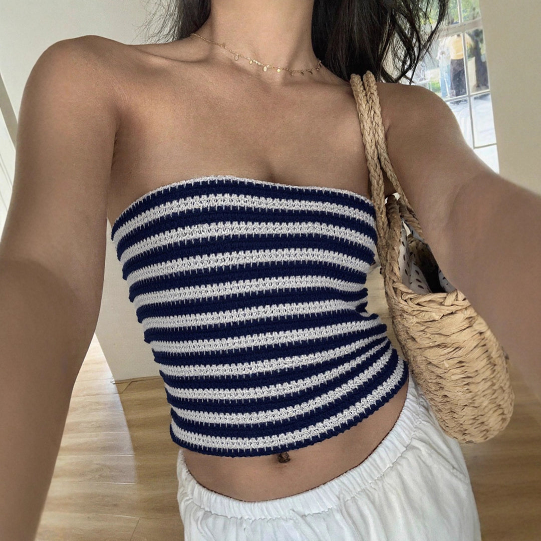 Dame Sommerlig Bustier Top Skjora