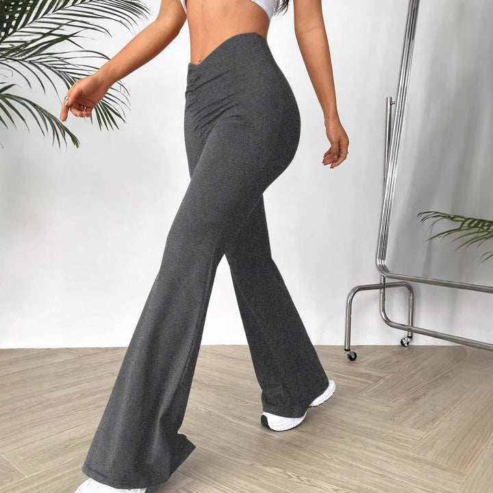 Dame høyt midje bootcut-bukse Skjora
