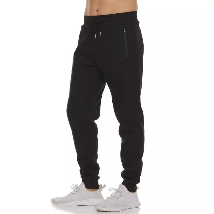 Herre sporty joggebukser med praktiske lommer og elastisk midjebånd Skjora