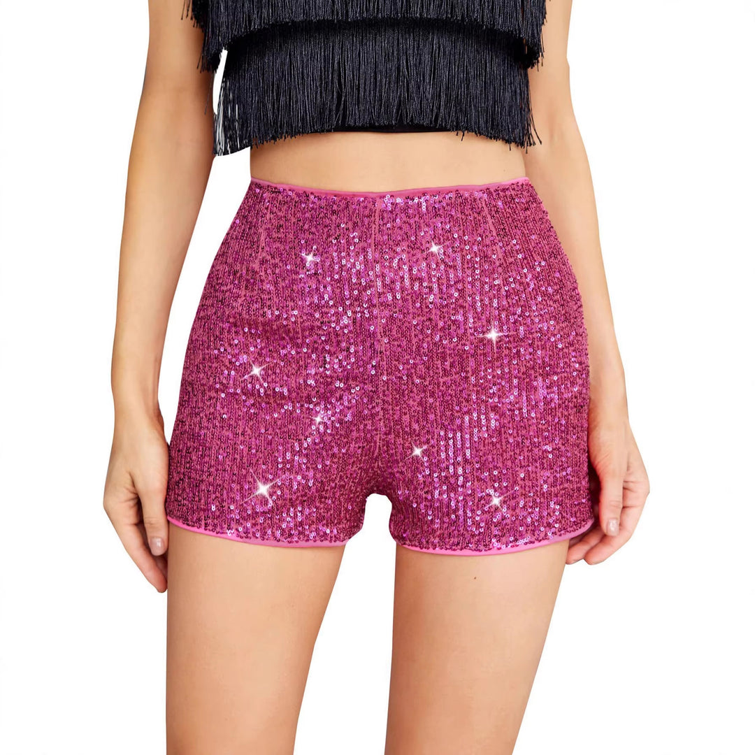 Dame glamorøse paljett-shorts Skjora