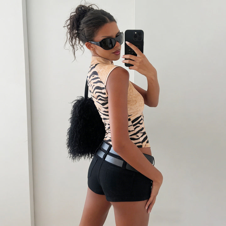Dame moderne sommerfugltopper Skjora