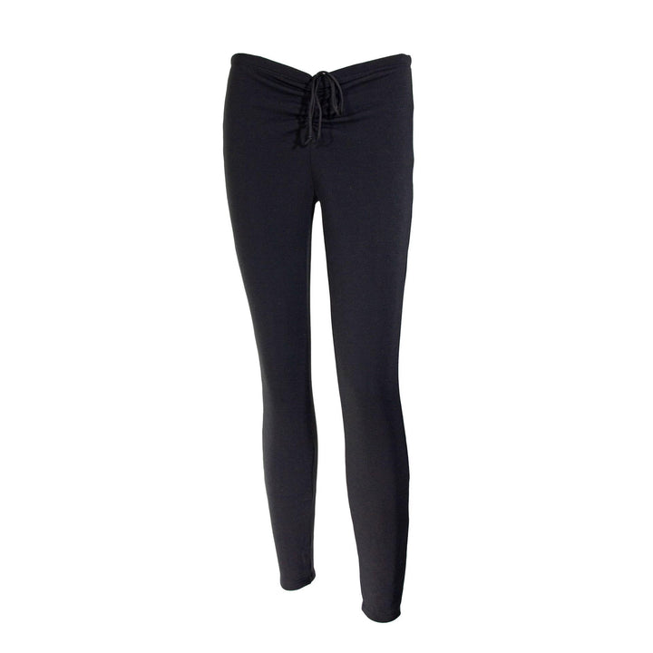 Damer fleecefôrede leggings med høyt liv og snor Skjora