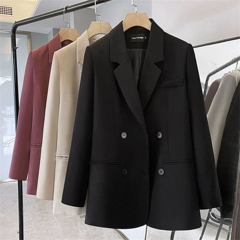 Damer Elegant Oversized Blazer Skjora