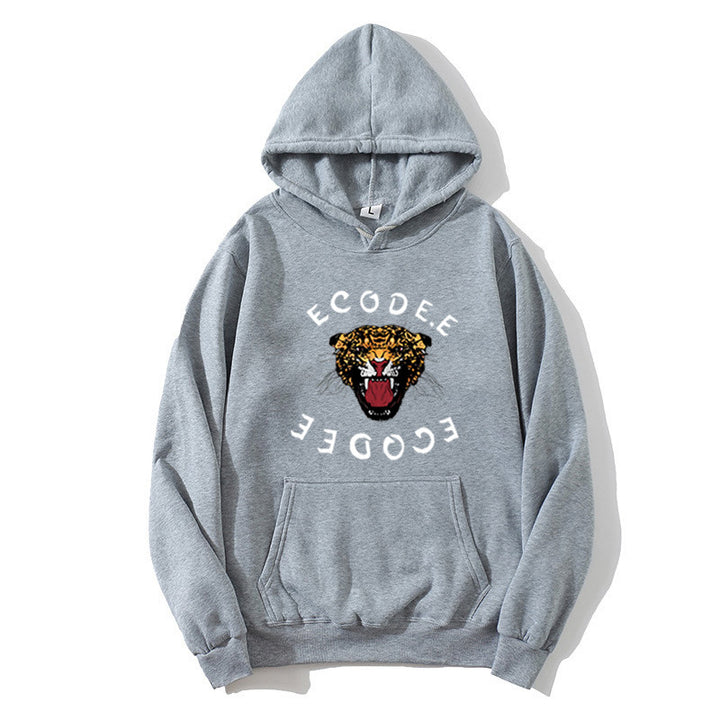 Damen Kapuzenpullover mit tigerartigem Grafikdesign Skjora