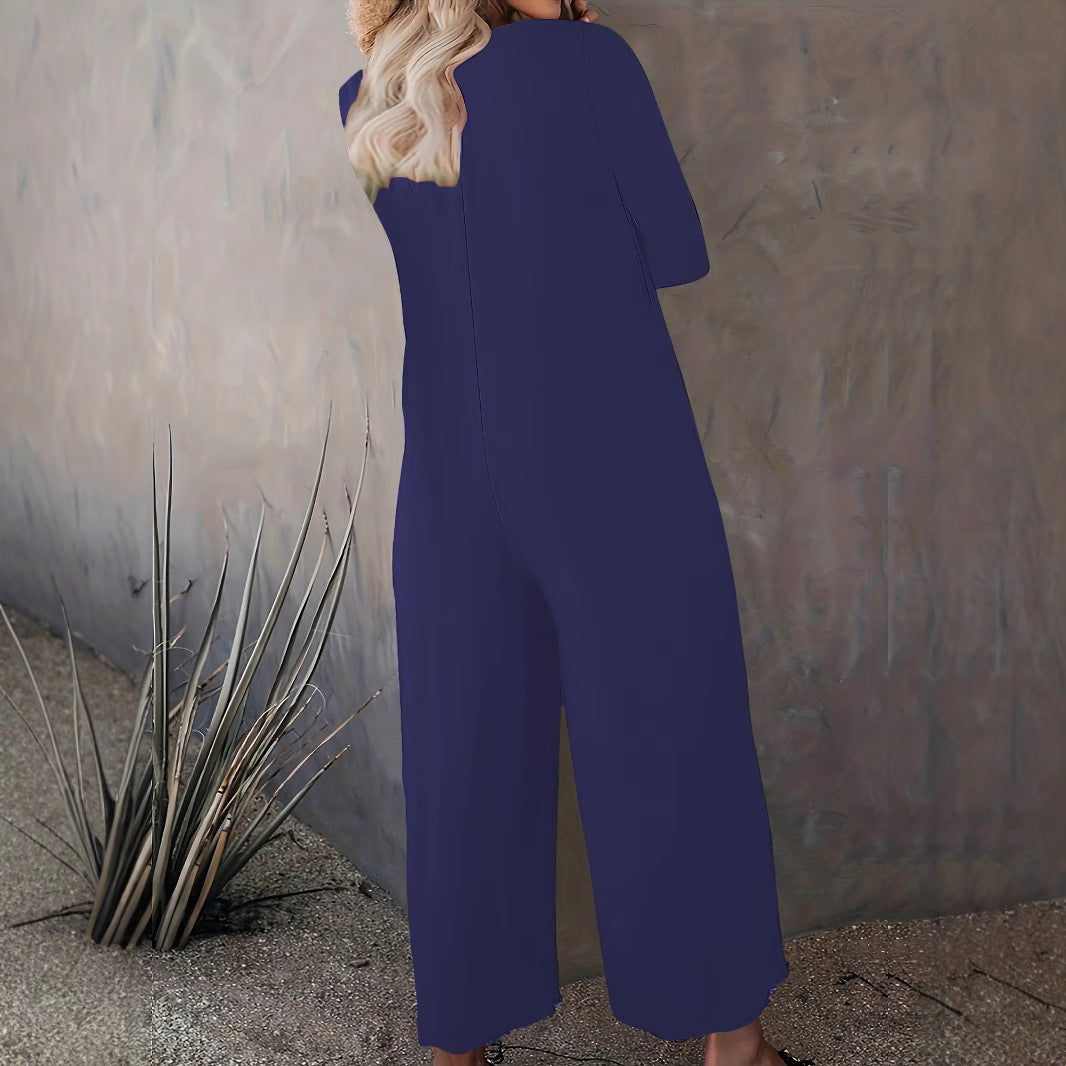 Damevidt jumpsuit med praktiske lommer og moderne snitt Skjora