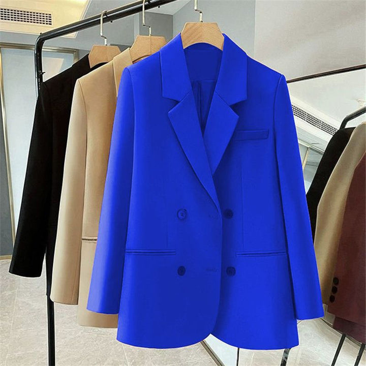 Damer Elegant Oversized Blazer Skjora