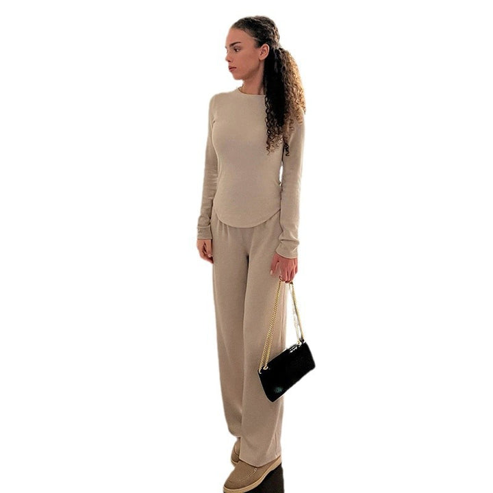 Dame Loose-Fit Loungebukser med elastisk liv og mykt materiale Skjora
