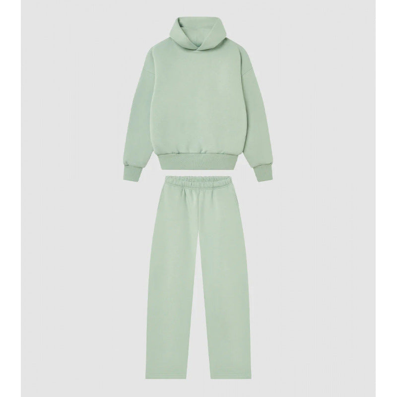 Kvinnenes Cozy Sweatshirt og Bukse Sett med Høy Krage og Casual Fit Skjora