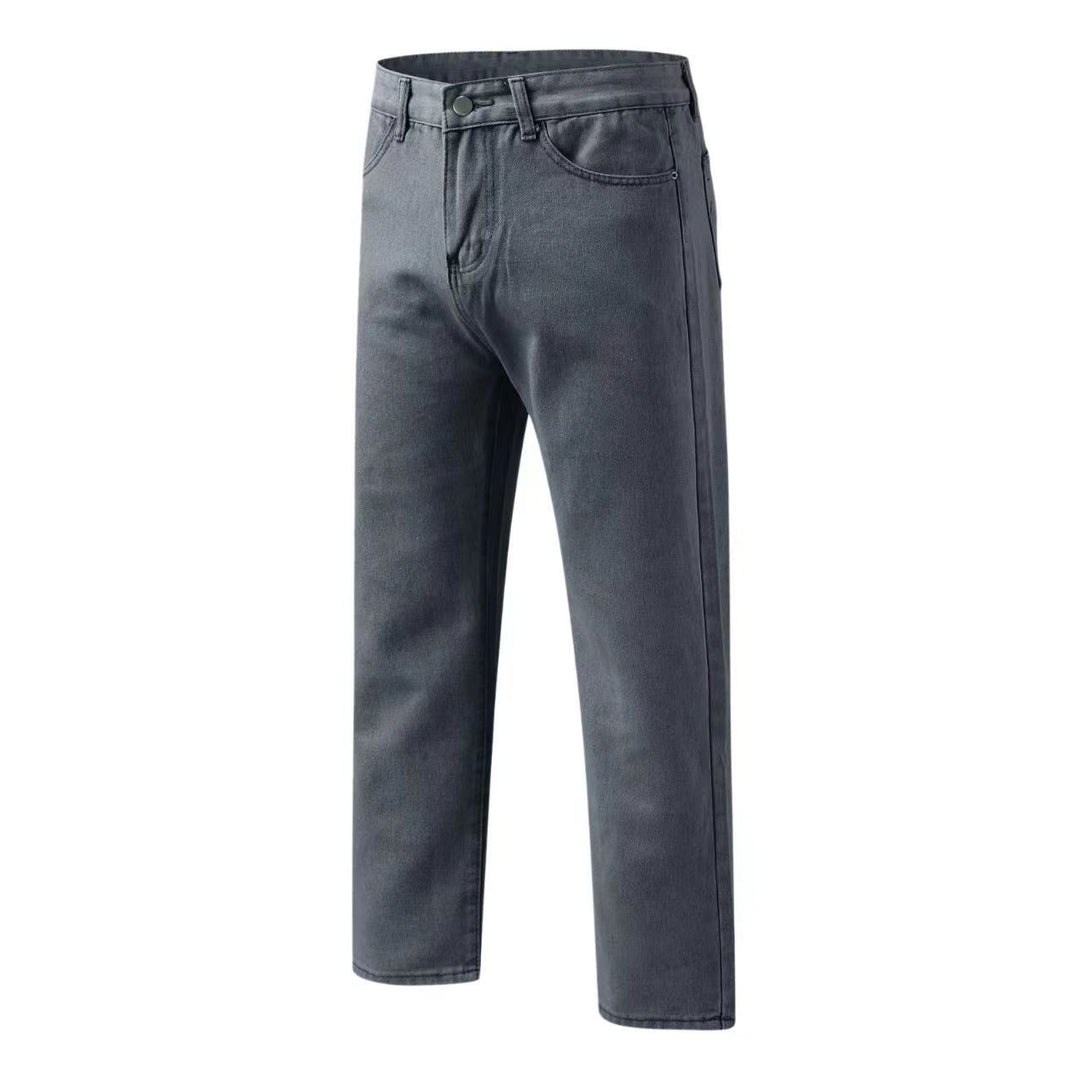 Dame rettkuttede jeans med høy midje og klassiske detaljer Skjora