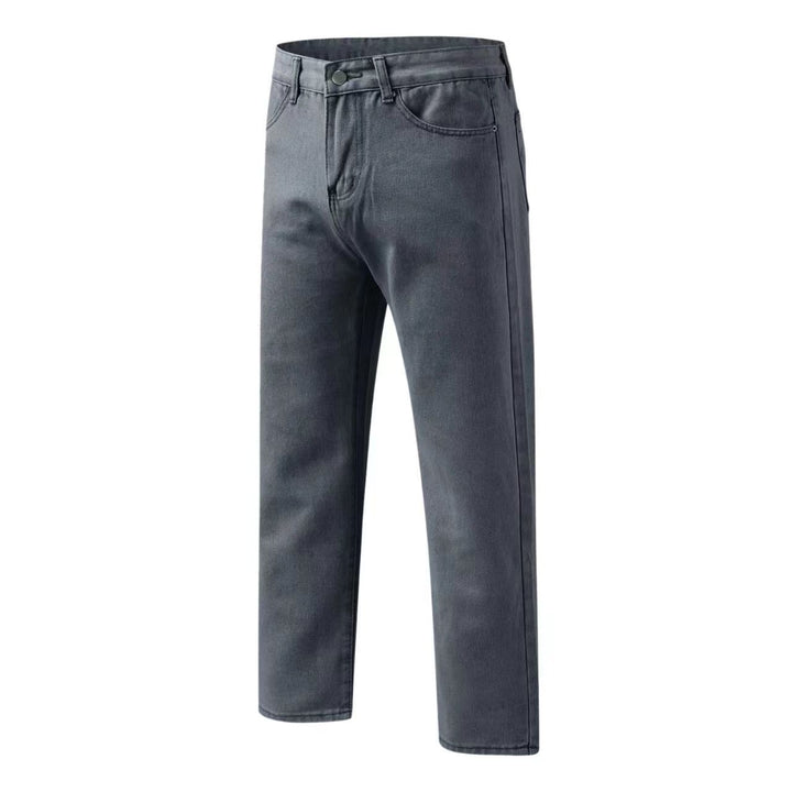 Dame rettkuttede jeans med høy midje og klassiske detaljer Skjora