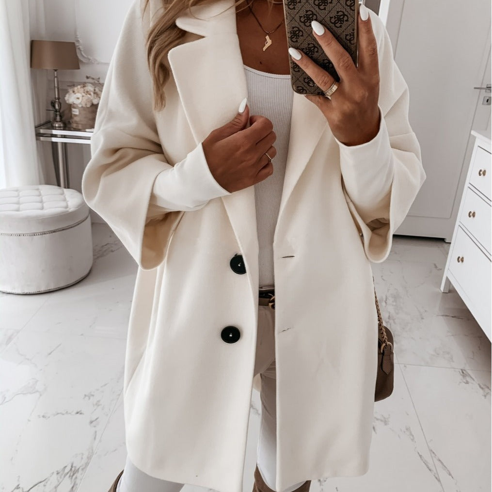 Elegant oversized coat for women Skjora