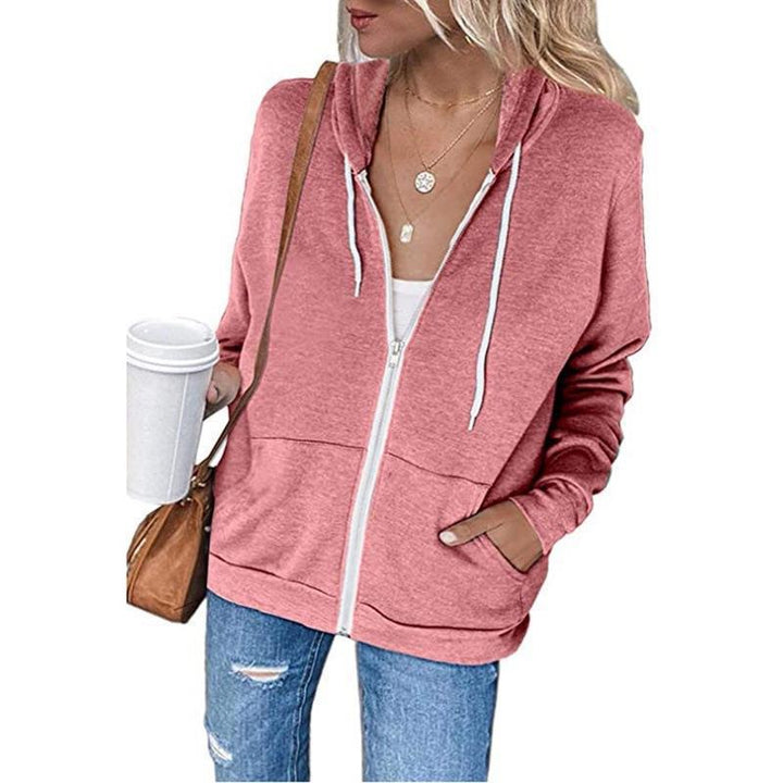 Dame casual zip-up hettegenser med praktiske lommer Skjora