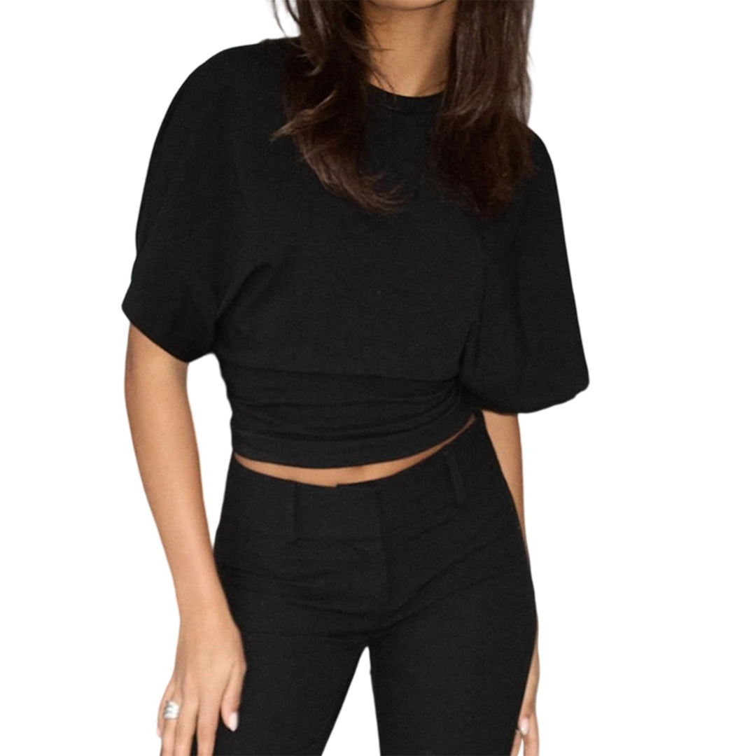Damer avslappet Crop-Top Skjora