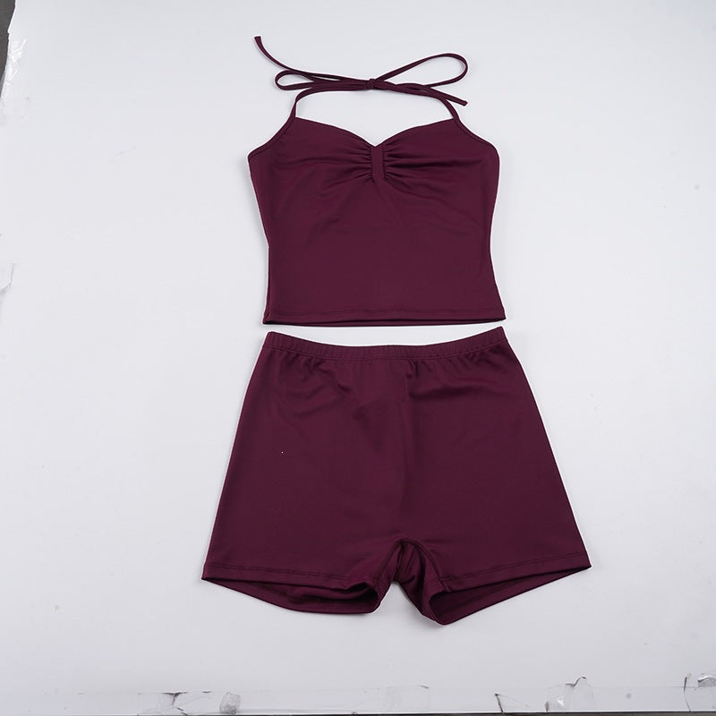 Damer Sportslig Bikini-set med justerbare stropper og elastisk linning Skjora