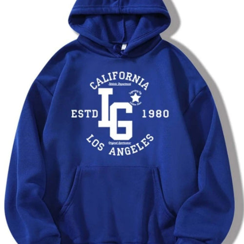 Dame hettegenser med sporty California-print Skjora