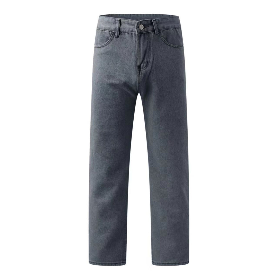 Dame rettkuttede jeans med høy midje og klassiske detaljer Skjora