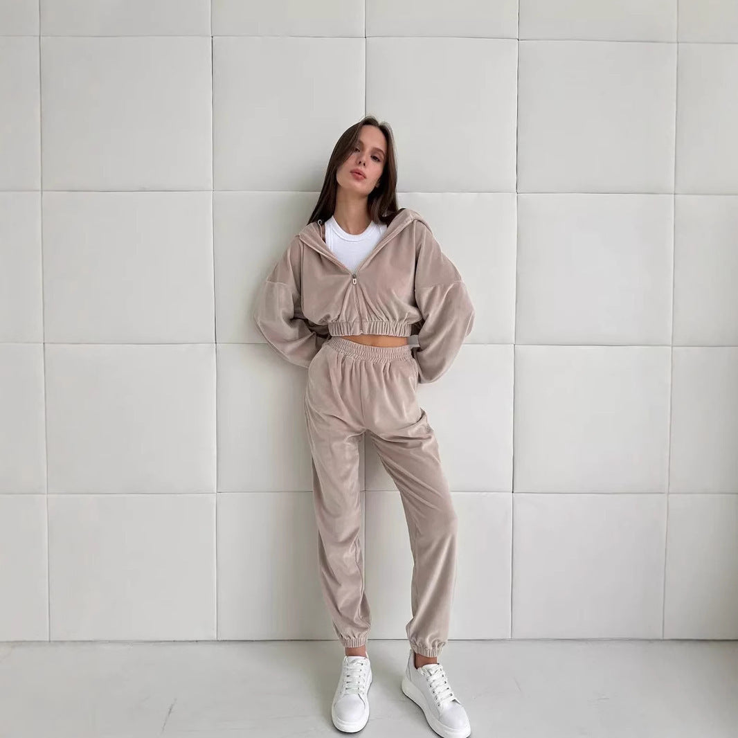 Kvinners sporty casual jakke med vid cut og elastisk livlinje Skjora