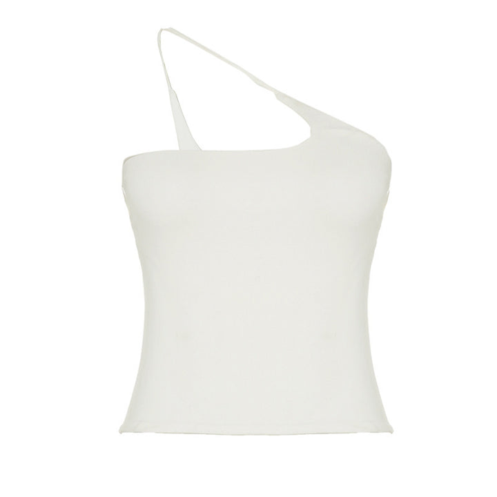 Damer Sportslig One-Shoulder Topp Skjora