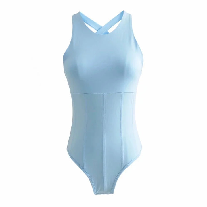 Dame Body med figurskapende design og sidene cut-outs Skjora