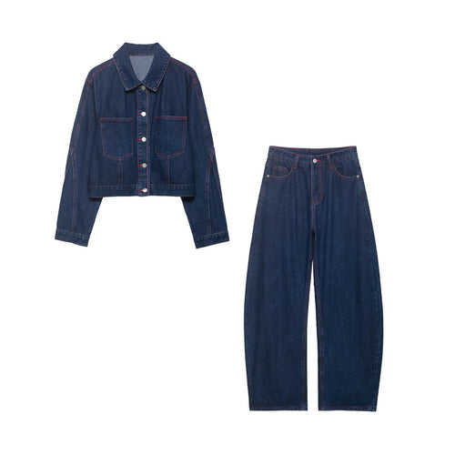 Dame Vide Jeans i avslappet snitt Skjora