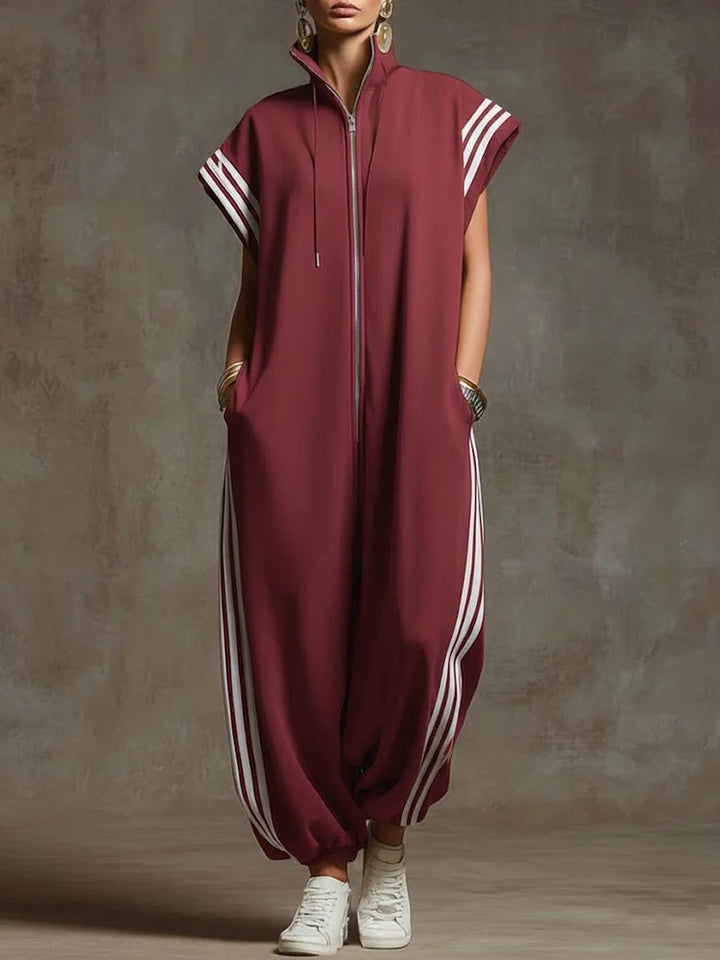Dame stilige jumpsuit med moderne kontraster Skjora