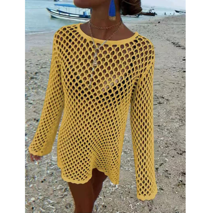 Damen Netz-Strandkleid Skjora
