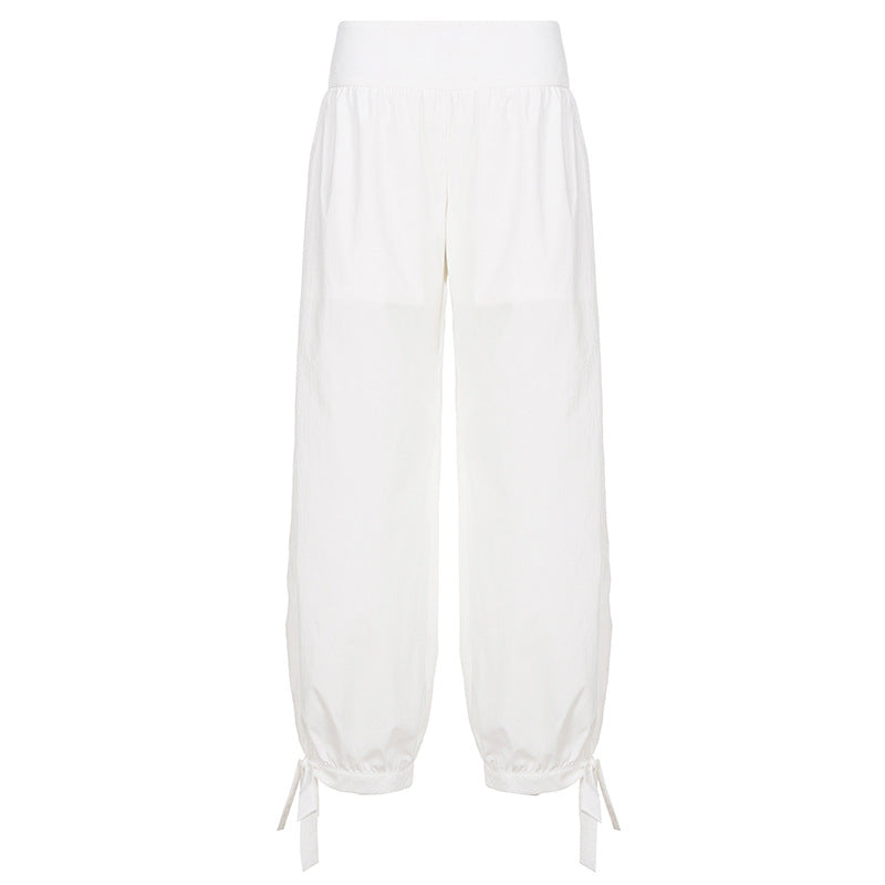 Dame luftige og komfortable Culotte-shorts med fortryllende volangdetaljer Skjora