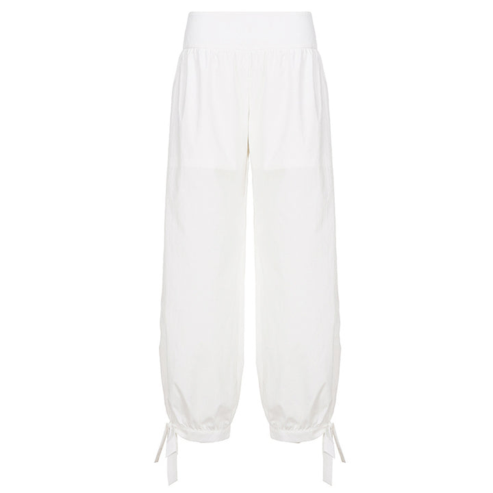 Dame luftige og komfortable Culotte-shorts med fortryllende volangdetaljer Skjora