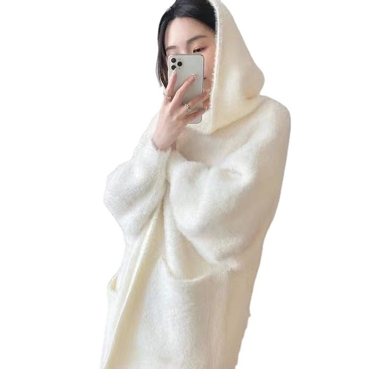 Damer Fluffy Cardigan med Praktiske Lommer og Casual Snitt Skjora