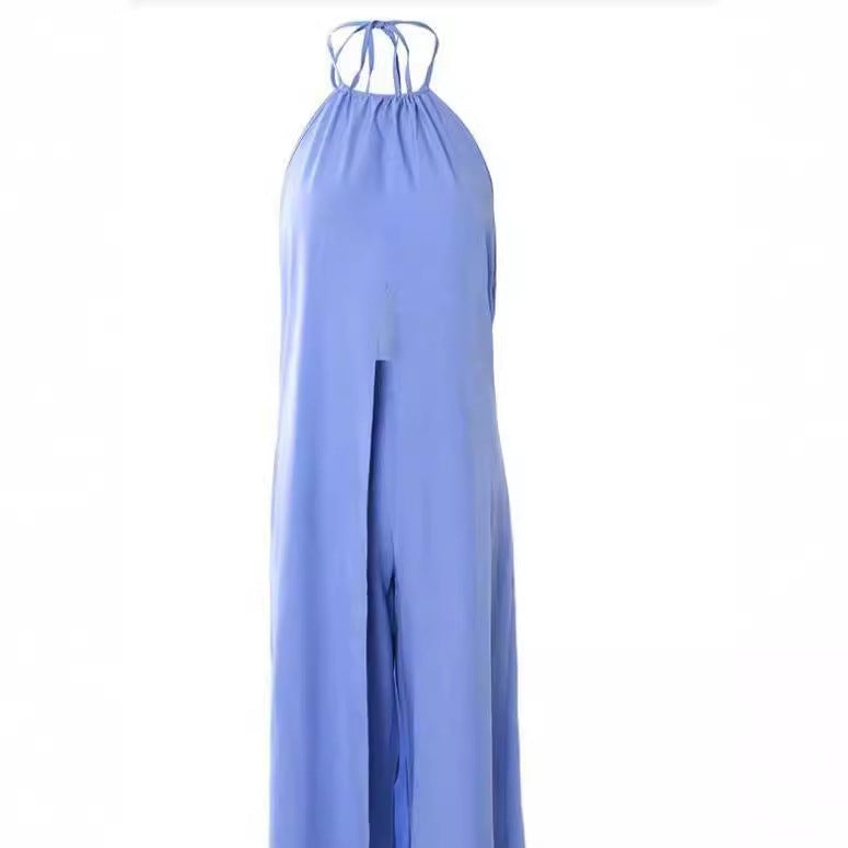 Dame Elegant to-delt sett med stilfull kåpe og cropped bukser Skjora