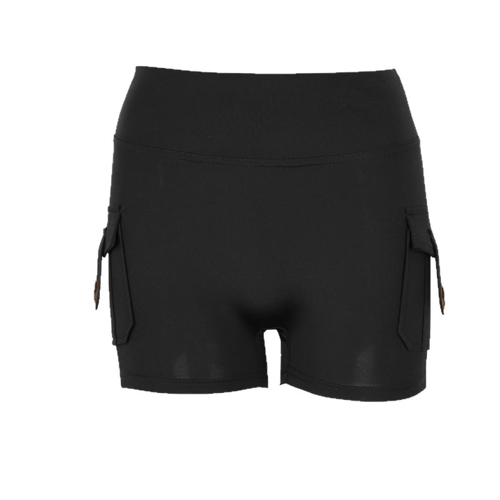 Dame Sporty Shorts med praktiske sidelommer og elastisk linning Skjora