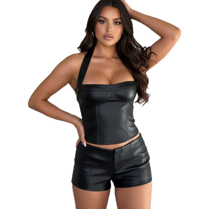 Dame Künstlær Crop-Top med romantisk snitt og forførende bustier-effekt Skjora