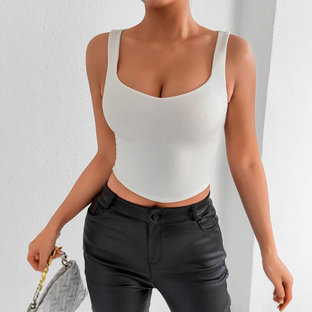 Dame Crop-Top med moderne snitt og komfort Skjora