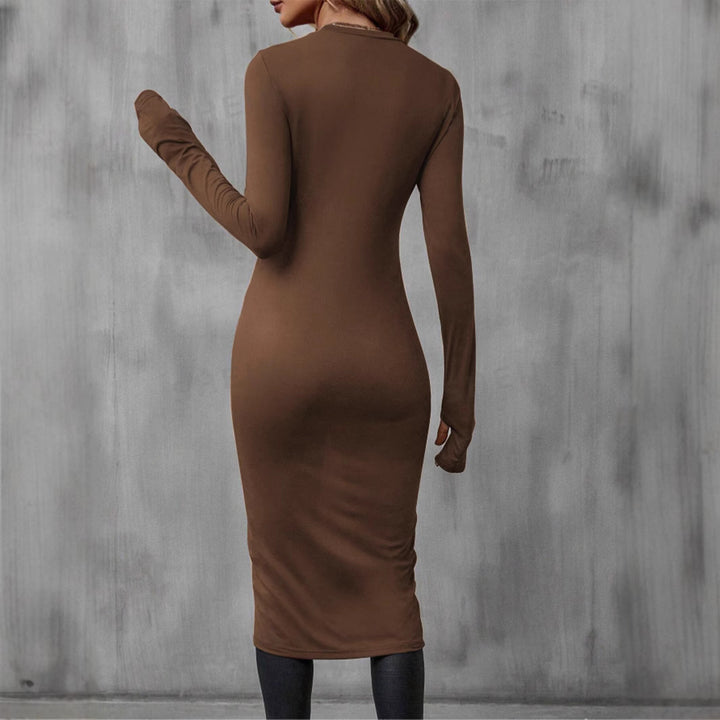 Damer elegant longsleeve med raffinert innpakningsutseende Skjora