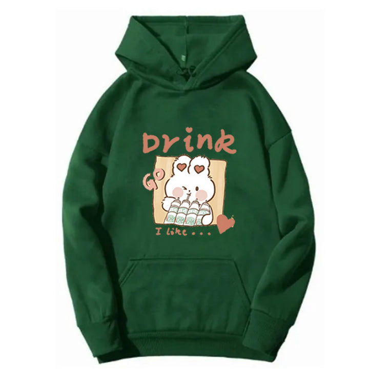 Ladies' Hoodie with Cute Kitten Motif Skjora