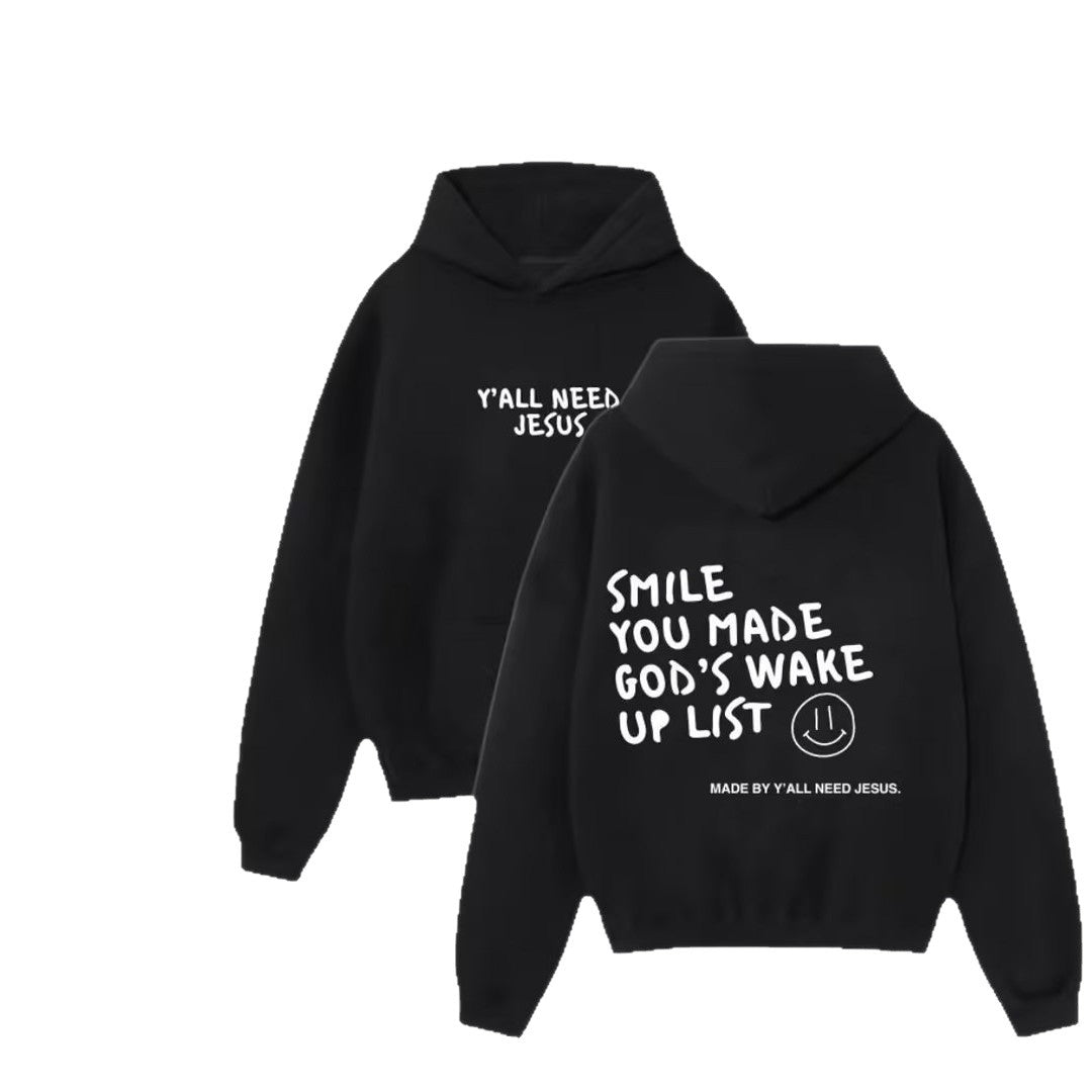 Dame hoodie sweatshirt med inspirerende trykk og behagelig passform Skjora