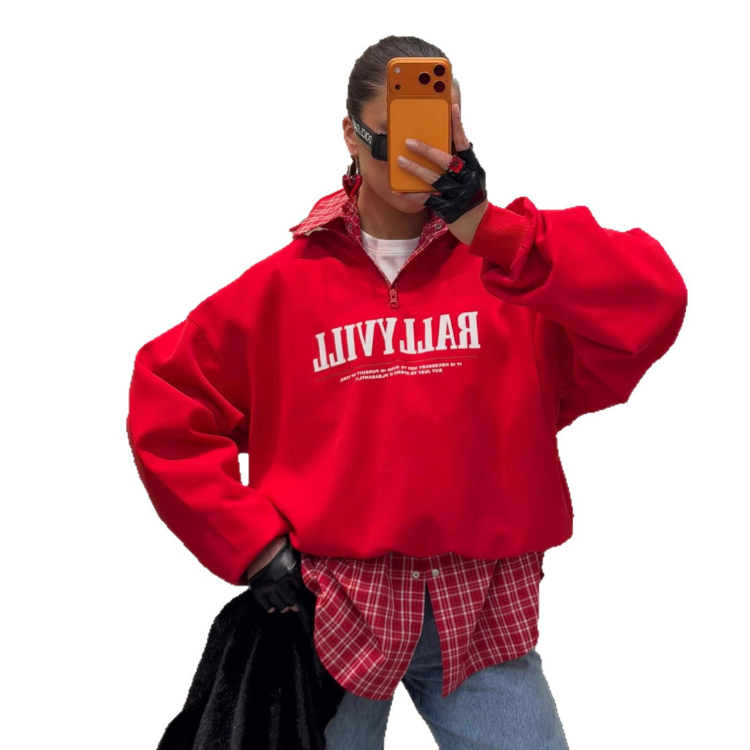 Kvinnesporty zip-genser i uformell design Skjora