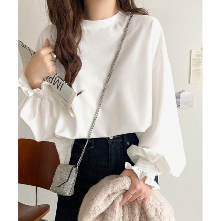 Sweatshirt oversized for kvinner Skjora