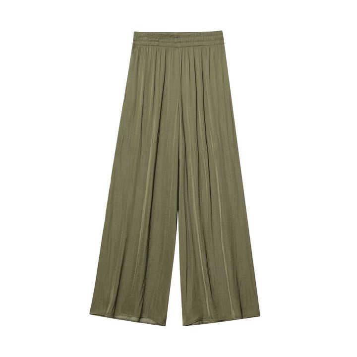 Damevidde Culotte med elastisk belte og flytende stoff Skjora