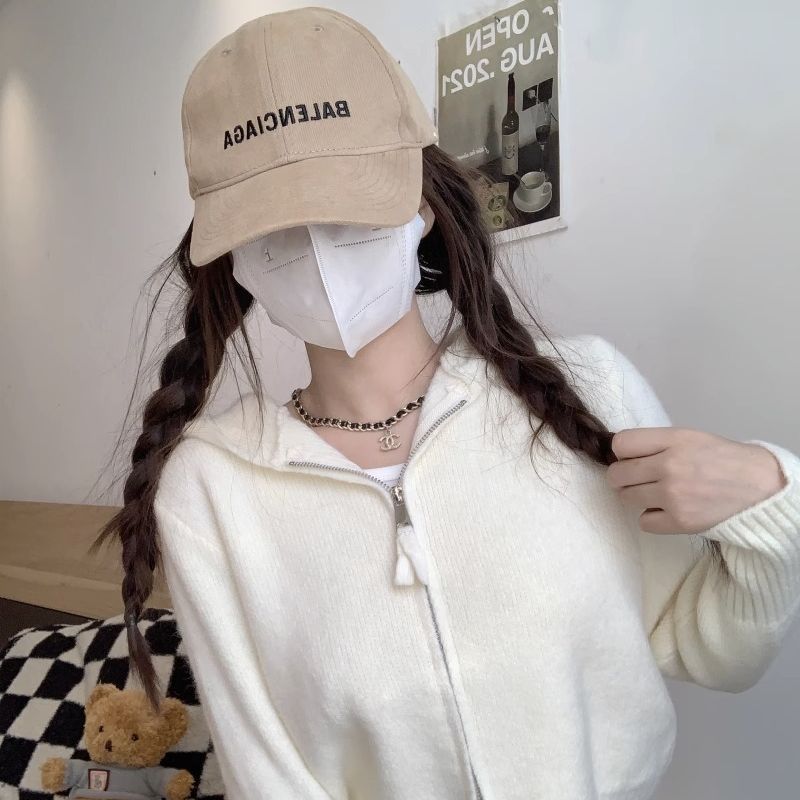 Dame hoodie cardigan med full glidelås Skjora