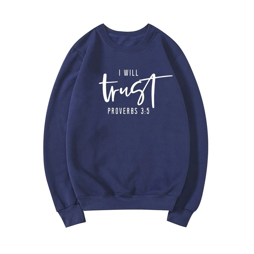 Dame sweatshirt med motiverende tekst og komfortabel passform Skjora
