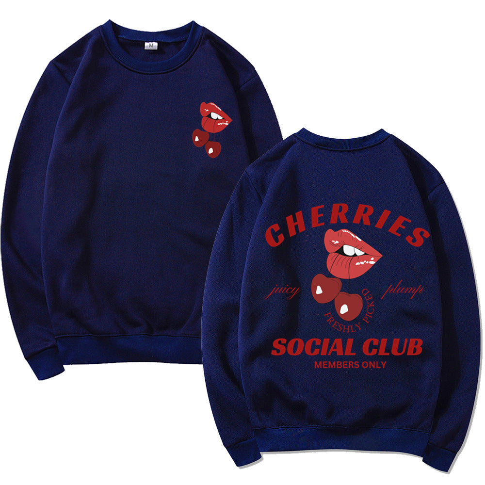 Damegenser med kreativt frukt- og munndesign Skjora