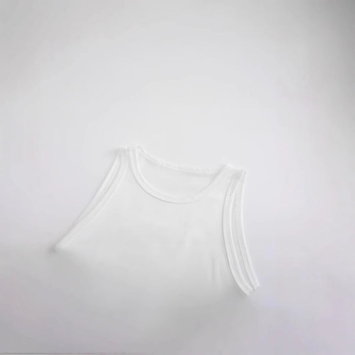 Dame Crop-Top med friskt sitronmotiv og avslappet snitt Skjora
