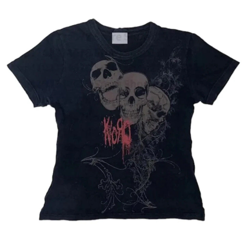 Damer sporty T-skjorte med avslappet London-print Skjora