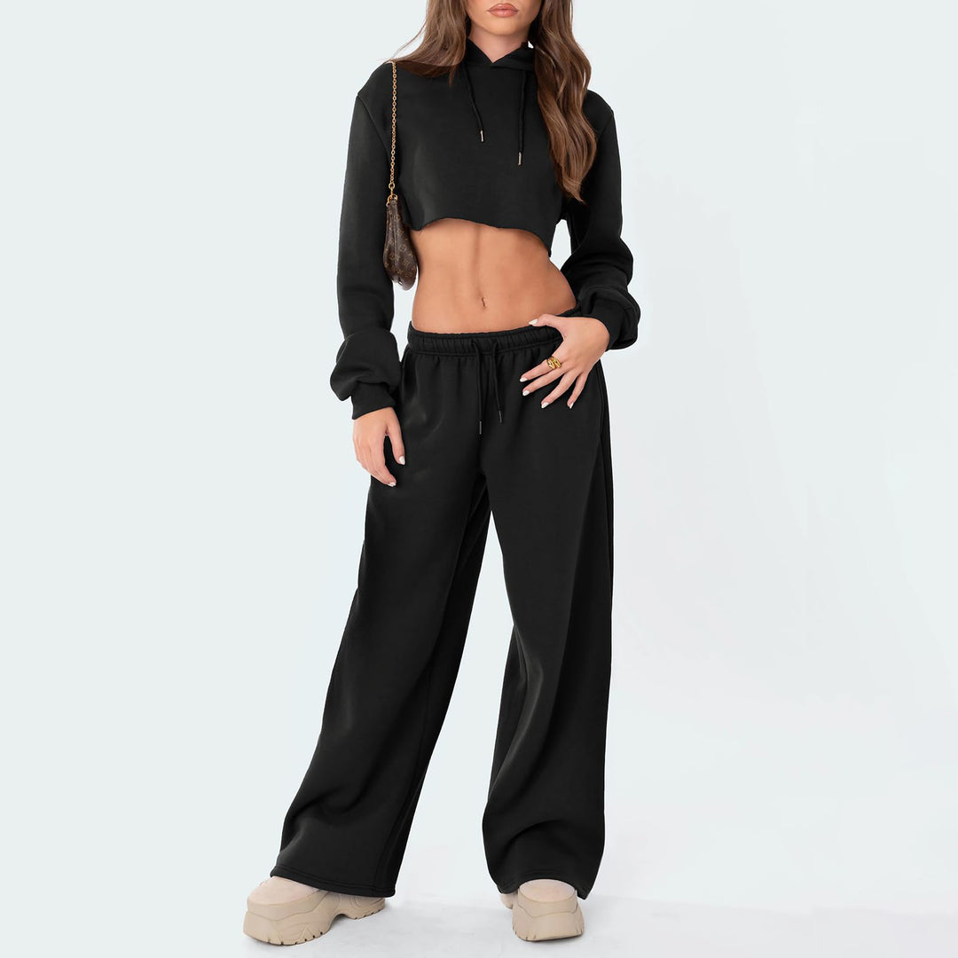 Damer vidt skårne Sweatpants Skjora