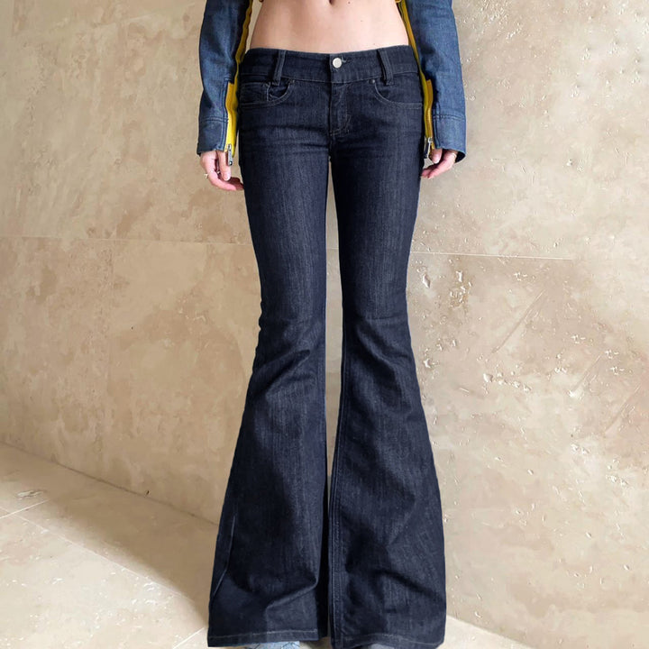 Dame Flared Jeans i elegant vintage-stil Skjora