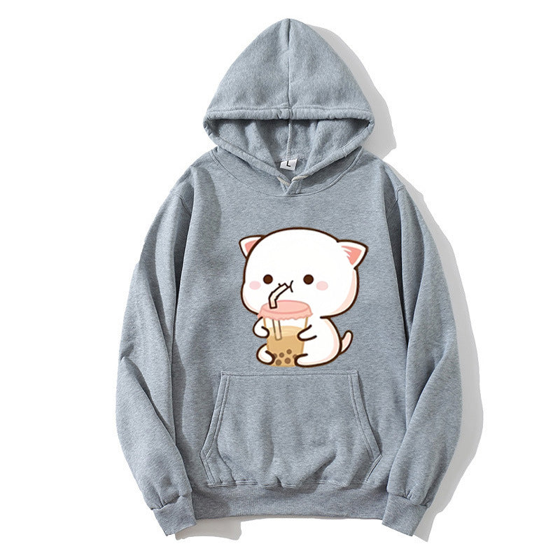 Damen Kapuzenpullover mit süßem Tiermotiv Skjora