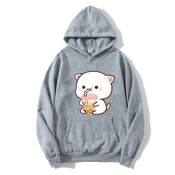 Damen Kapuzenpullover mit süßem Tiermotiv Skjora